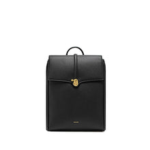 Load image into Gallery viewer, Pixie Mood - Lock - Recycled Vegan Backpack - Black Pebbled