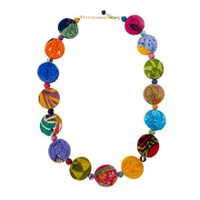 Load image into Gallery viewer, DOTTED DISC NECKLACE