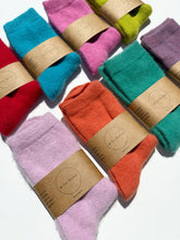 Load image into Gallery viewer, Billy Bamboo - FLUFFY ANGORA SOCKS - CRYSTALS