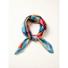 Load image into Gallery viewer, SS26 La-aSOLE MARIBEL SILK FEEL FLORAL SQUARE SCARF
