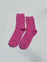 Load image into Gallery viewer, Billy Bamboo - FLUFFY ANGORA SOCKS - CRYSTALS