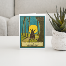 Load image into Gallery viewer, Cheerful Whimsies - Greeting Card. I Love You To The Moon And Back To Infinity..