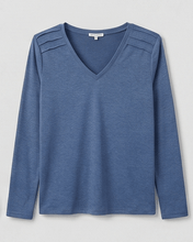 Load image into Gallery viewer, FW26 DKR TOP WITH PLEATED SHOULDER DETAIL