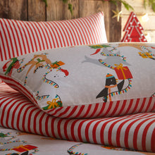 Load image into Gallery viewer, Riva Home - Santas Workshop Christmas Duvet Cover Set White