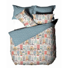 Load image into Gallery viewer, Riva Home - Festive Town Christmas Duvet Cover Set White