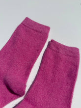 Load image into Gallery viewer, Billy Bamboo - FLUFFY ANGORA SOCKS - CRYSTALS