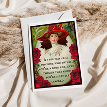Load image into Gallery viewer, Cheerful Whimsies - Greeting Card. A True Friend... Thinks You're A Good Egg.