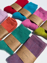 Load image into Gallery viewer, Billy Bamboo - FLUFFY ANGORA SOCKS - CRYSTALS