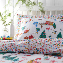 Load image into Gallery viewer, Riva Home - Christmas Together Festive Duvet Cover Set Multicolour