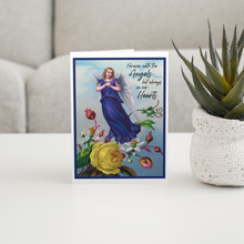 Load image into Gallery viewer, Cheerful Whimsies - Sympathy Card. Forever With The Angels Always In Our Hearts.