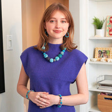 Load image into Gallery viewer, AZURE BAUBLE NECKLACE