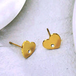 Load image into Gallery viewer, Cuore Stud Earrings 21036