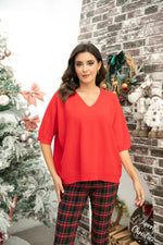 Load image into Gallery viewer, FW25 CATHERINE TOP KD-50 O/S