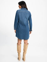 Load image into Gallery viewer, FW25 GIANNA DENIM SHIRTDRESS 2091