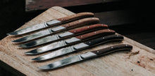 Load image into Gallery viewer, LUXURY VANDERLINDEN OLIVE WOOD STEAKKNIVES