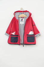 Load image into Gallery viewer, S24 BABY WHALES RAINCOAT COTTON LINING C3127