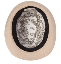 Load image into Gallery viewer, Womens Fedora Pippa in Stone - HFL-0153-147