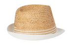 Load image into Gallery viewer, Womens Fedora Jordan in White HFL-0274-200
