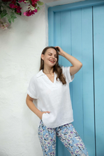 Load image into Gallery viewer, SS25 LINEN BLOUSE 1352