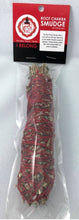 Load image into Gallery viewer, Sansaara Living - Root Chakra Smudge Stick, 7"