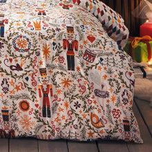Load image into Gallery viewer, Riva Home - Nutcracker Christmas Duvet Cover Set White