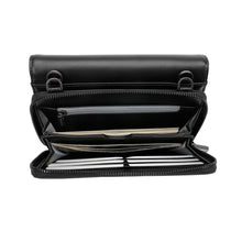 Load image into Gallery viewer, Pixie Mood - Jane 2-in-1 - Recycled Vegan Crossbody Bag - Black