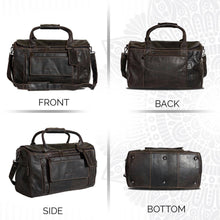 Load image into Gallery viewer, Greenwood Leather - Leather Travel Bag Large - Casual Vintage Look - GW12790
