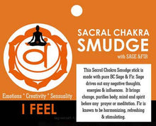 Load image into Gallery viewer, Sansaara Living - Sacral Chakra Smudge Stick, 7"