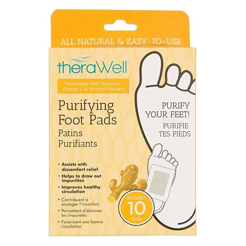 5 PAIR THERAWELL PURIFYING FOOT PADS Urban Threadz Boutique