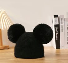 Load image into Gallery viewer, DOUBLE POM POM HAT 467