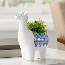 Load image into Gallery viewer, PARADING LIAMA VASE 9.5”