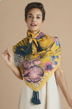 Load image into Gallery viewer, SUMMER WOODLAND SILK SCARF BLOOM
