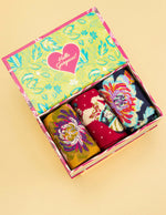 Load image into Gallery viewer, POWDER ZEBRA CARNIVAL SOCK BOX