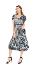 Load image into Gallery viewer, TIE DYE UMBRELLA DRESS DT1799 GREY