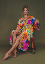 Load image into Gallery viewer, FLORAL FRENZY KIMONO GOWN
