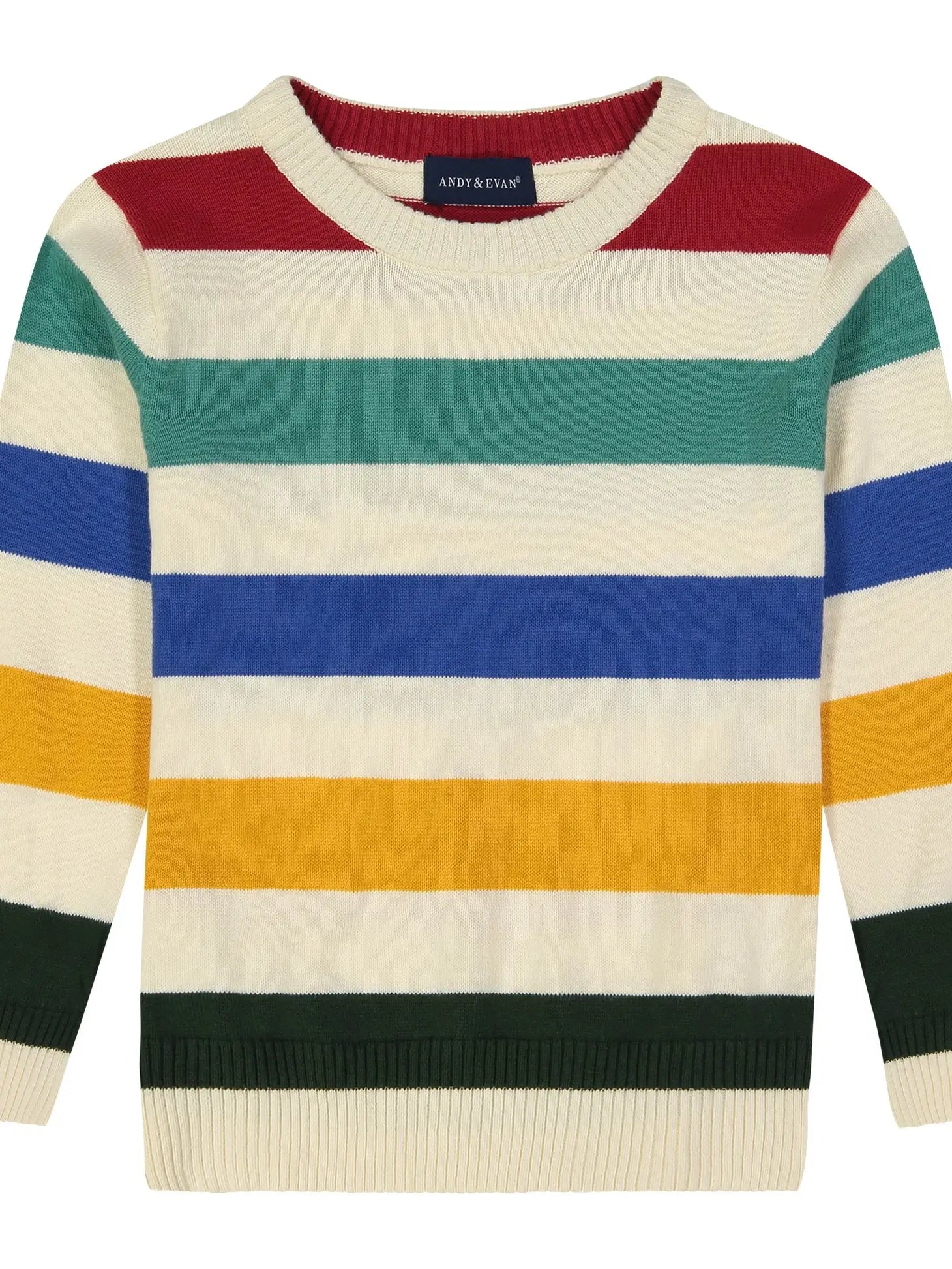 Boys 3-Piece Striped Sweater Set*