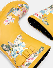 Load image into Gallery viewer, WELLIES GOLD-FLORAL