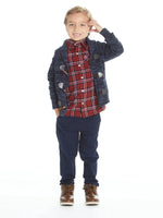 Load image into Gallery viewer, Boys Toggle Cardigan Sweater Set*
