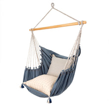 Load image into Gallery viewer, DENIM HAMMOCK CHAIR- SHIPS DIRECT TO YOUR HOUSE!