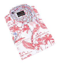Load image into Gallery viewer, RED PLAMS SHORT SLEEVE M-10590