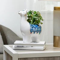 Load image into Gallery viewer, PARADING LIAMA VASE 9.5”