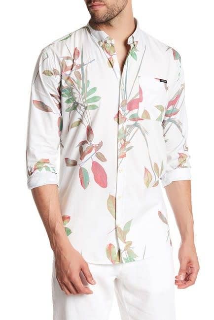 AOP Flower Shirt L/S Style: 30-24640