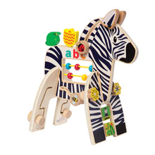 Load image into Gallery viewer, SAFARI ZEBRA ACTIVITY CENTER