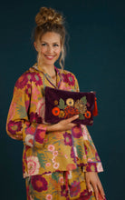 Load image into Gallery viewer, POWDER VINTAGE FLORA ZIP POUCH