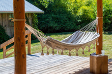 Load image into Gallery viewer, WOVEN DENIM HAMMOCK -SHIPS DIRECT TO YOUR HOUSE!