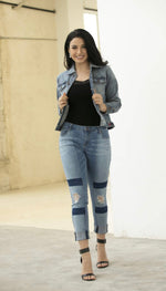 Load image into Gallery viewer, DISTRESSED JEANS JN-09