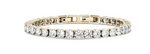 Load image into Gallery viewer, ARZ STEEL GOLD PLATED TENNIS BRACELET 5MM ZWB07 size 7.5