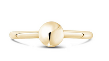 Load image into Gallery viewer, ARZ STEEL GOLD BALL RING ZW-R11