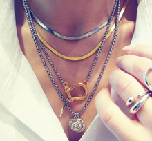 Load image into Gallery viewer, ATELIER SYP SHACKLE LOCK NECKLACE GOLD ON GOLD