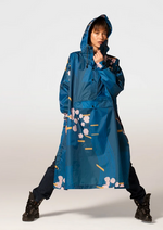 Load image into Gallery viewer, RAINKISS JAPANESE BLOSSOM PONCHO / RAIN JACKET